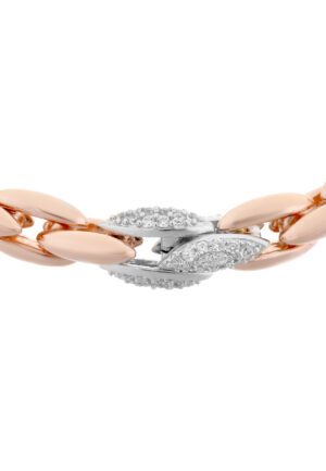 Orphelia Dames 925 Sterling Zilveren Armband - Roze ZA-7159