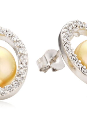 Orphelia Dames 925 Sterling Zilveren Stud Oorbellen - Zilver EAR-1992
