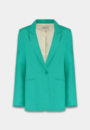 Harper & Yve - Blauw | Dames | Blazer | Blauw | 4XL | regular | Kamst mode