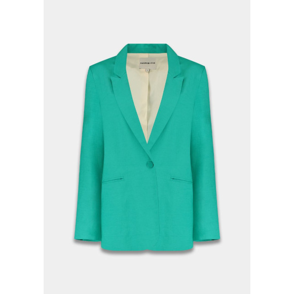 Harper & Yve - Blauw | Dames | Blazer | Blauw | 4XL | regular | Kamst mode
