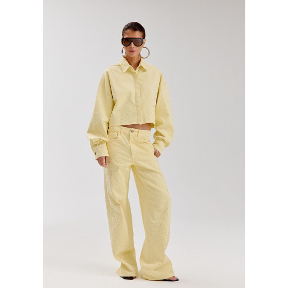 Harper & Yve - Geel | Dames | Broek | Geel | 32 | regular | Kamst mode