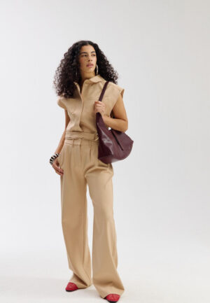 Harper & Yve - Beige | Dames | Broek | Beige | XL | regular | Kamst mode
