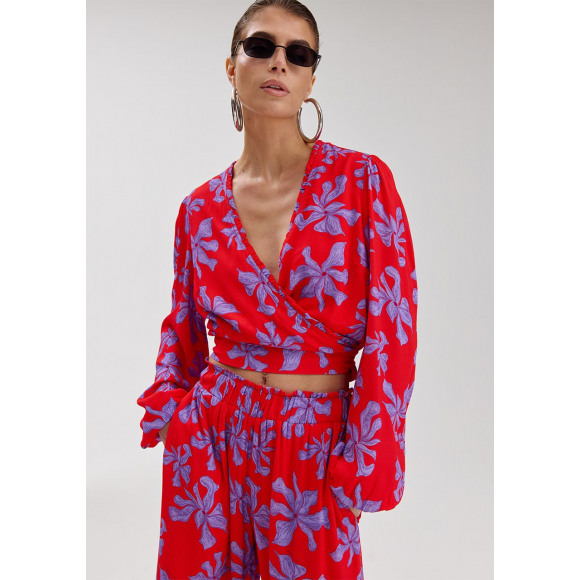 Harper & Yve - Rood | Dames | Blouse | Rood | XS | regular | Kamst mode