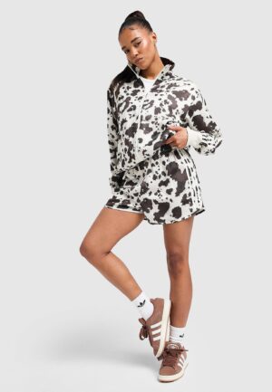 adidas Originals Cow Print Satin Shorts - Meerkleurig- Dames, Meerkleurig