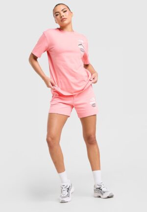 The North Face Multi Graphic Shorts - Roze- Dames, Roze