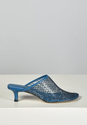 Lola Cruz pumps 182Z02BK azul zafiro