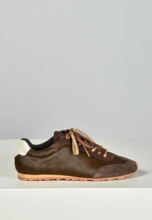 Nubikk sneakers Billy Lou 21088900 dk brown pony