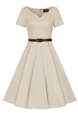 Hearts & Roses Odette Swing Dress Cream-L