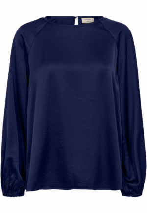 FreeQuent - Blauw | Dames | Blouse | Blauw | XXL | regular | Kamst mode