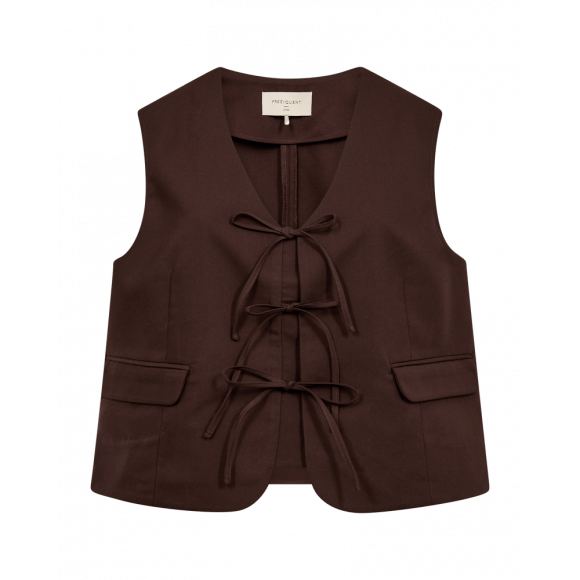 FreeQuent - Bruin | Dames | Gilet | Bruin | XXL | regular | Kamst mode