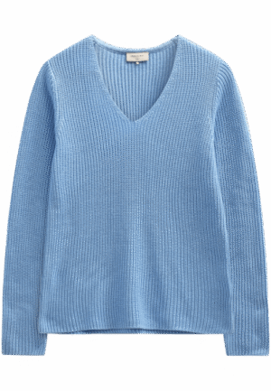 FreeQuent - Blauw | Dames | Trui | Blauw | XXL | regular | Kamst mode