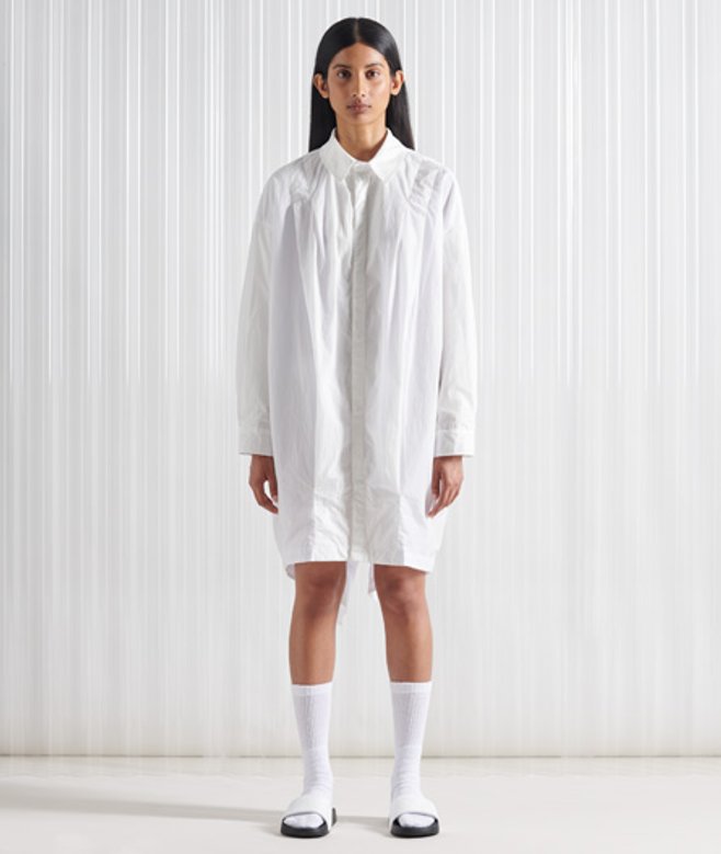 Limited Edition Sdx Origami Overhemdjurk Wit Grootte: XS/S