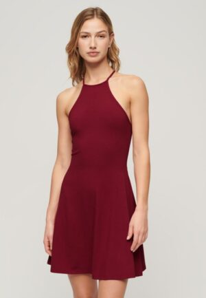 Fit & Flare Mini-jurk van Jersey Rood Grootte: 40