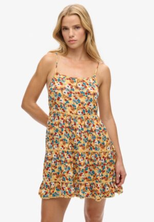 Mini Beach Cami-jurk Geel Grootte: 36