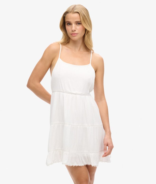 Mini Beach Cami-jurk Wit Grootte: 44