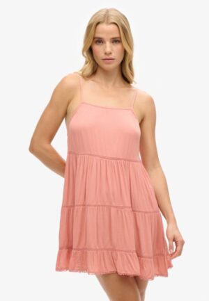 Mini Beach Cami-jurk Roze Grootte: 44